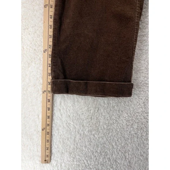 VTG Size Small Wide Leg Crop Capri Corduroy Pants Y2K Skater Grunge - Picture 2 of 7